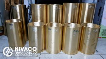 Bạc cao su vỏ đồng thau